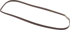 3M - 1/4" Wide x 24" OAL, 6 Trizact Grit, Aluminum Oxide Abrasive Belt - Aluminum Oxide, Ultra Fine, Coated, X Weighted Cloth Backing, Series 237AA - Eagle Tool & Supply