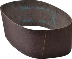 3M - 4" Wide x 24" OAL, 60 Grit, Aluminum Oxide Abrasive Belt - Aluminum Oxide, Medium, Coated, X Weighted Cloth Backing, Series 341D - Eagle Tool & Supply