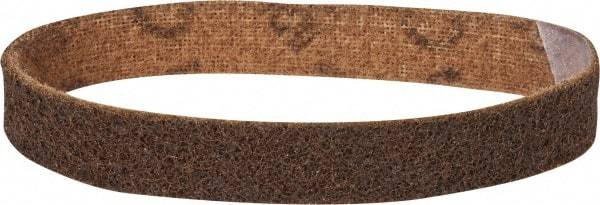 3M - 1" Wide x 18" OAL, Aluminum Oxide Abrasive Belt - Aluminum Oxide, Coarse, Nonwoven, Series SC-BS - Eagle Tool & Supply