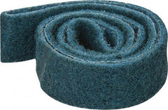 3M - 1" Wide x 30" OAL, Aluminum Oxide Abrasive Belt - Aluminum Oxide, Very Fine, Nonwoven, Series SC-BS - Eagle Tool & Supply