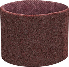 3M - 3" Wide x 10-11/16" OAL, Aluminum Oxide Abrasive Belt - Aluminum Oxide, Medium, Nonwoven, Series SC-BS - Eagle Tool & Supply