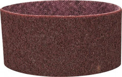 3M - 3" Wide x 18" OAL, Aluminum Oxide Abrasive Belt - Aluminum Oxide, Medium, Nonwoven, Series SC-BS - Eagle Tool & Supply