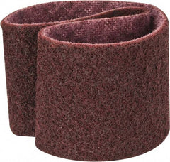 3M - 3" Wide x 21" OAL, Aluminum Oxide Abrasive Belt - Aluminum Oxide, Medium, Nonwoven, Series SC-BS - Eagle Tool & Supply