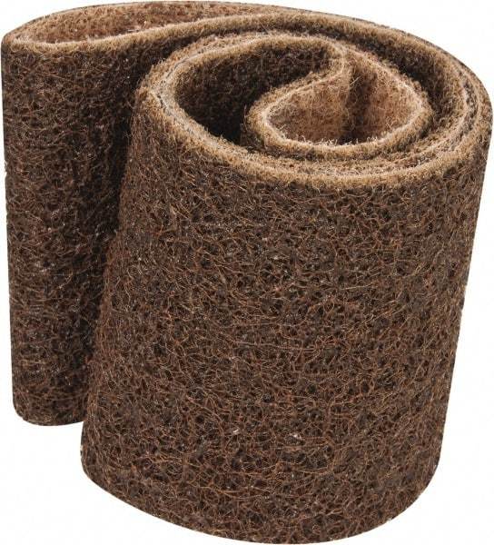 3M - 3" Wide x 24" OAL, Aluminum Oxide Abrasive Belt - Aluminum Oxide, Coarse, Nonwoven, Series SC-BS - Eagle Tool & Supply