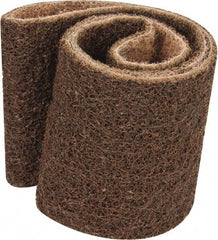 3M - 3" Wide x 24" OAL, Aluminum Oxide Abrasive Belt - Aluminum Oxide, Coarse, Nonwoven, Series SC-BS - Eagle Tool & Supply