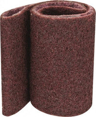 3M - 4" Wide x 24" OAL, Aluminum Oxide Abrasive Belt - Aluminum Oxide, Medium, Nonwoven, Series SC-BS - Eagle Tool & Supply