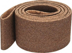 3M - 4" Wide x 132" OAL, Aluminum Oxide Abrasive Belt - Aluminum Oxide, Coarse, Nonwoven, Series SC-BS - Eagle Tool & Supply