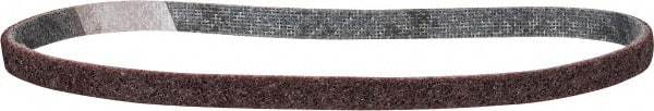 3M - 1/2" Wide x 24" OAL, Aluminum Oxide Abrasive Belt - Aluminum Oxide, Medium, Nonwoven, Series SE-BS - Eagle Tool & Supply