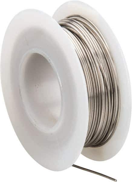 Made in USA - 20 Gage, 0.032 Inch Diameter x 39 Ft. Long, Nickel Chromium Wire - Alloy 80/20, ASTM B344 - Eagle Tool & Supply
