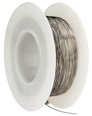 Made in USA - 30 Gage, 0.01 Inch Diameter x 393 Ft. Long, Nickel Chromium Wire - Alloy 80/20, ASTM B344 - Eagle Tool & Supply