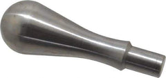 Gibraltar - 3/8" Press Fit Stem, Fixed Handwheel & Machine Handle - Carbon Steel Bulb Shape Handle, 9/16" Long Carbon Steel Stem, 2-11/16" OAL - Eagle Tool & Supply