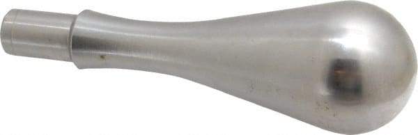 Gibraltar - 7/16" Press Fit Stem, Fixed Handwheel & Machine Handle - Carbon Steel Bulb Shape Handle, 11/16" Long Carbon Steel Stem, 3-29/32" OAL - Eagle Tool & Supply