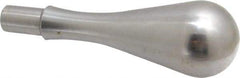 Gibraltar - 7/16" Press Fit Stem, Fixed Handwheel & Machine Handle - Carbon Steel Bulb Shape Handle, 11/16" Long Carbon Steel Stem, 3-29/32" OAL - Eagle Tool & Supply