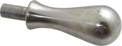 Gibraltar - 5/16" Press Fit Stem, Revolving Handwheel & Machine Handle - Carbon Steel Bulb Shape Handle, 9/16" Long Carbon Steel Stem, 2-5/8" OAL - Eagle Tool & Supply