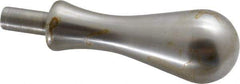 Gibraltar - 3/8" Press Fit Stem, Revolving Handwheel & Machine Handle - Carbon Steel Bulb Shape Handle, 3/4" Long Carbon Steel Stem, 3-25/32" OAL - Eagle Tool & Supply