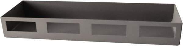 Durham - Gray, Steel, Cabinet Shelf - 12" Wide x 4" Deep x 1-1/2" High Body - Eagle Tool & Supply