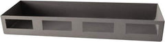 Durham - Gray, Steel, Cabinet Shelf - 12" Wide x 4" Deep x 1-1/2" High Body - Eagle Tool & Supply