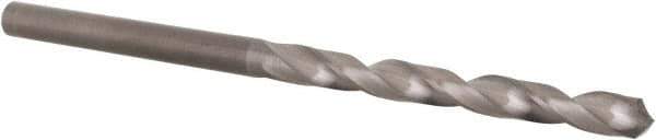 Guhring - 4mm 118° Solid Carbide Jobber Drill - Bright Finish, Right Hand Cut, Spiral Flute, Straight Shank, 75mm OAL, Faceted Point - Eagle Tool & Supply