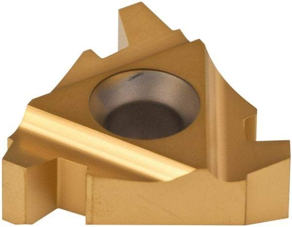 Carmex - 27IR Internal Right Hand 4 Acme Laydown Threading Insert - Grade P25C, TiN Coated Carbide - Eagle Tool & Supply