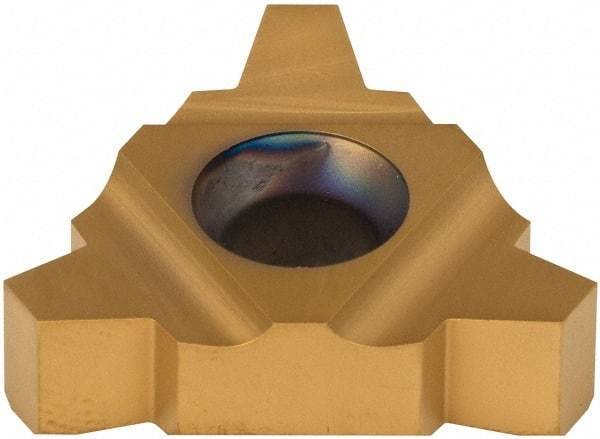 Carmex - 27UIR/L Internal Left & Right Hand 3 Acme Laydown Threading Insert - Grade P25C, TiN Coated Carbide - Eagle Tool & Supply