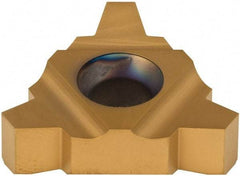 Carmex - 27UIR/L Internal Left & Right Hand 3 Acme Laydown Threading Insert - Grade P25C, TiN Coated Carbide - Eagle Tool & Supply