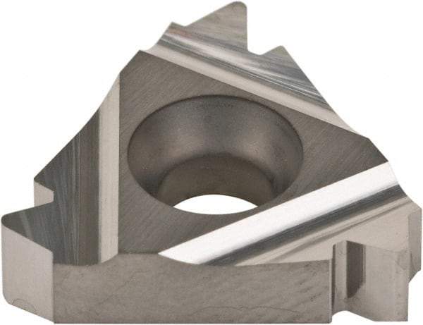 Carmex - 22ER External Right Hand 7 UN Laydown Threading Insert - Grade P30, Uncoated Coated Carbide - Eagle Tool & Supply
