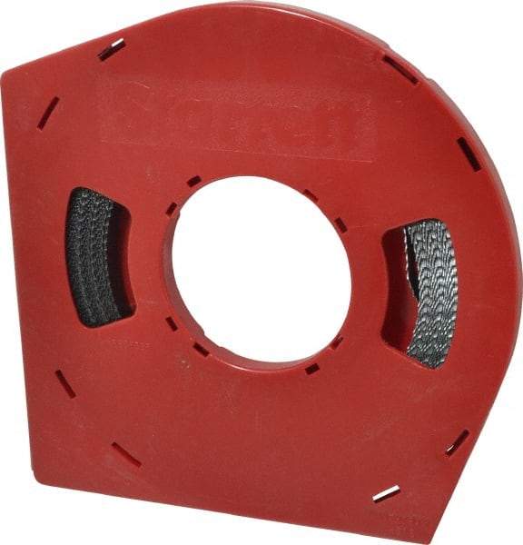 Starrett - 1/2" x 100' x 0.025" Carbon Steel Band Saw Blade Coil Stock - 6 TPI, Toothed Edge, Hook Form, Raker Set, Flexible Back, Positive Angle, Constant Pitch, Contour Cutting - Eagle Tool & Supply