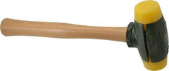 Garland - 2 Lb Head 1-1/2" Face Plastic Split Head Hammer - 12-1/2" OAL, Wood Handle - Eagle Tool & Supply