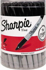 Sharpie - Black Dye & Pigment-Based Ink Wet Surface Pen - Fine Tip, AP Nontoxic Ink - Eagle Tool & Supply