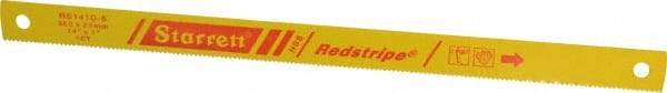 Starrett - 14" Long, 10 Teeth per Inch, High Speed Steel Power Hacksaw Blade - Toothed Edge, 1" Wide x 0.05" Thick - Eagle Tool & Supply