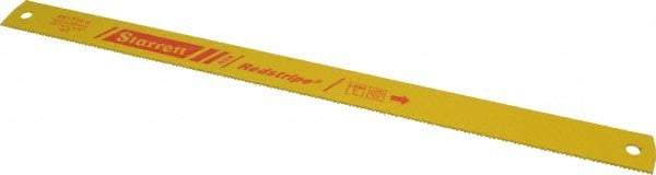 Starrett - 17" Long, 10 Teeth per Inch, High Speed Steel Power Hacksaw Blade - Toothed Edge, 1-1/4" Wide x 0.062" Thick - Eagle Tool & Supply