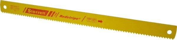 Starrett - 18" Long, 4 Teeth per Inch, High Speed Steel Power Hacksaw Blade - Toothed Edge, 1-1/2" Wide x 0.075" Thick - Eagle Tool & Supply