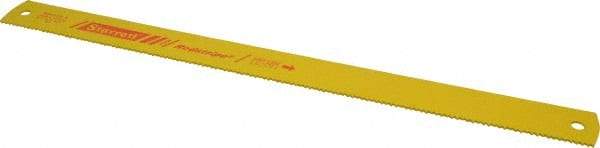 Starrett - 21" Long, 6 Teeth per Inch, High Speed Steel Power Hacksaw Blade - Toothed Edge, 1-3/4" Wide x 0.088" Thick - Eagle Tool & Supply