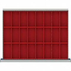 LISTA - 24-Compartment Drawer Divider Layout for 3.15" High Drawers - Eagle Tool & Supply