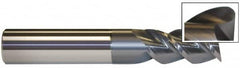 Accupro - 5/8" Diam 3 Flute Solid Carbide 0.025" Corner Radius End Mill - Eagle Tool & Supply