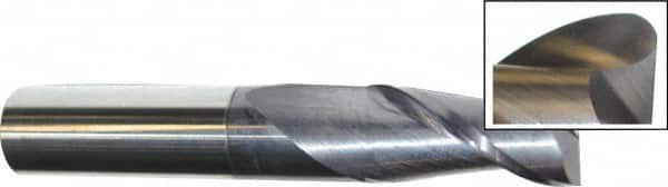 Accupro - 1" Diam 2 Flute Solid Carbide 0.03" Corner Radius End Mill - Eagle Tool & Supply