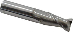Accupro - 3/4", 2 Flute, Single End, Solid Carbide, 0.02" Corner Radius End Mill - 4" OAL, 40° Helix, Right Hand Flute, 1-1/2" LOC, Right Hand Cut - Eagle Tool & Supply