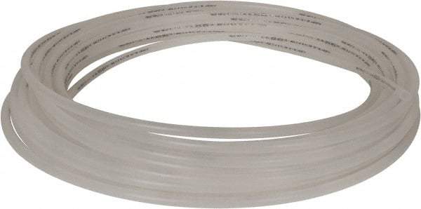 Parker - 3/8" ID x 1/2" OD, 1/16" Wall Thickness, 100' Long, Polyethylene Tube - Natural, 90 Max psi, -80 to 150°F - Eagle Tool & Supply