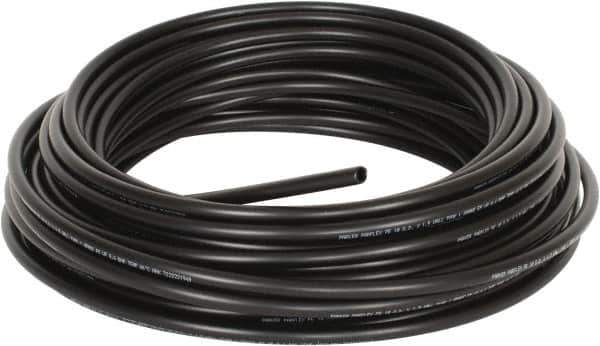 Parker - 10mm OD, 100' Long, Polyethylene Tube - Black, -80 to 150°F - Eagle Tool & Supply