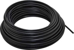 Parker - 11/64" ID x 1/4" OD, 0.04" Wall Thickness, 100' Long, Polyethylene Tube - Black, 120 Max psi, -80 to 150°F - Eagle Tool & Supply