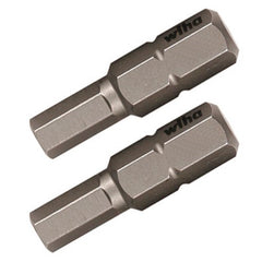 Hex Metric Insert Bit 10.0 × 25mm (2 Bit Pack) - Eagle Tool & Supply