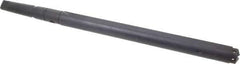 Allied Machine and Engineering - Series 3, 1-13/32 to 1-7/8" Diam, 4MT Taper Shank, Straight Flute Spade Drill - 13-3/4" Max Depth, 17-1/8" Body Length, 21-9/16" OAL, Extended Length, Through Coolant - Eagle Tool & Supply