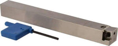 Iscar - PCLC, Right Hand Cut, 5/8" Shank Height x 5/8" Shank Width, Neutral Rake Indexable Turning Toolholder - 5.9" OAL, CC.T 3 Insert Compatibility, Series Isoturn - Eagle Tool & Supply