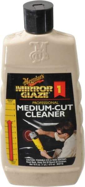 Mirror Glaze - Automotive Medium Cut Cleaner - 16 oz Bottle - Eagle Tool & Supply