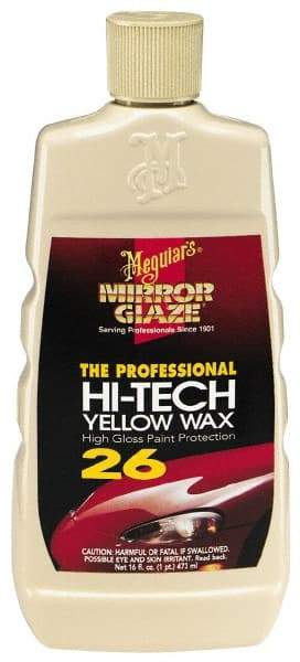 Mirror Glaze - Automotive Liquid Yellow Wax - 16 oz Bottle - Eagle Tool & Supply