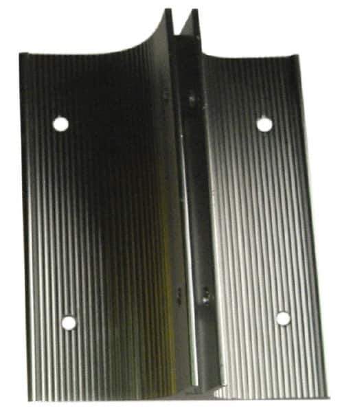 NMC - Aluminum Flag Style Wall Sign Holder - Silver, 3 Inch Width x 3 Inch Holder Height - Eagle Tool & Supply