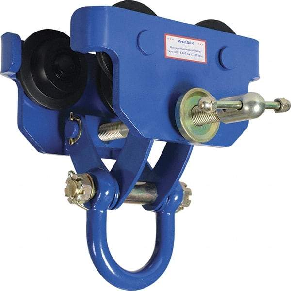 Vestil - 3 Ton Capacity Quick Install Manual Trolley - 3" to 7" Flange Width - Eagle Tool & Supply