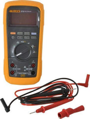 Fluke - 27-II, CAT IV, CAT III, 1,000 VAC/VDC, Digital True RMS Auto Ranging Manual Ranging Multimeter - 50 mOhm, Measures Voltage, Capacitance, Current, Frequency, Resistance - Eagle Tool & Supply