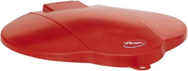 Vikan - 3 Gal Polypropylene Pail Lid - Red, For Use with 5689 - Eagle Tool & Supply