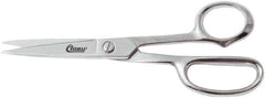 Clauss - 5" LOC, 8-1/2" OAL Shears - Steel Handle, For Paper, Fabric - Eagle Tool & Supply